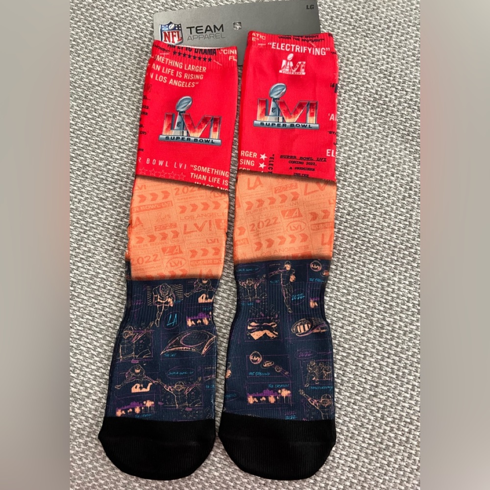 Super Bowl/NFL LVI Crew Socks